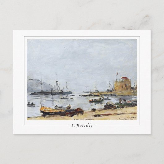 Eugène Boudin #478-2 - Fine Art Postcard Postkarte (Vorderseite)