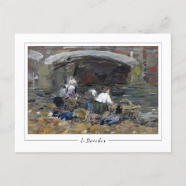 Eugène Boudin #57-2 - Fine Art Postcard Postkarte