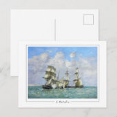 Eugène Boudin #69-2 - Fine Art Postcard Postkarte (Vorne/Hinten)