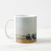 Eugene Boudin - Ansammlung am Strand Kaffeetasse (Links)