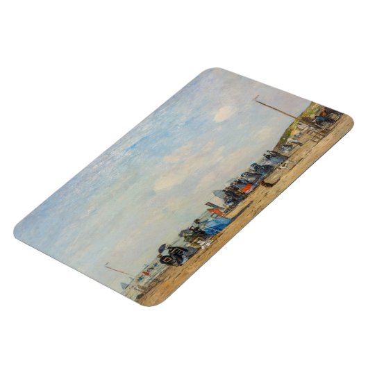 Eugene Boudin - Ansammlung am Strand Magnet (Linke Seite)