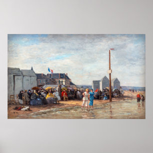 Eugene Boudin - Bathing Time at Trouville Poster
