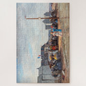 Eugene Boudin - Bathing Time at Trouville Puzzle (Vertikal)