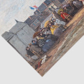 Eugene Boudin - Bathing Time at Trouville Seidenpapier (Ausschnitt)