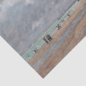 Eugene Boudin - Der Strand von Deauville Seidenpapier (Ausschnitt)