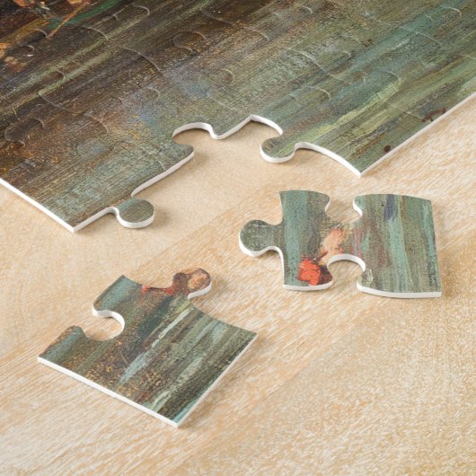 Eugene Boudin - Festival im Hafen von Honfleur Puzzle (Seite)