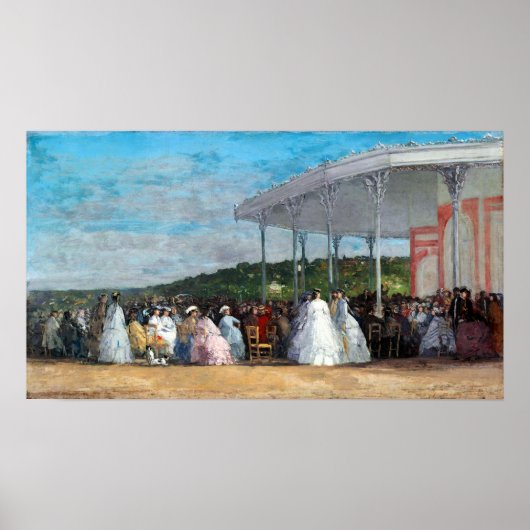 Eugène Boudin Konzert im Casino Deauville Poster (Vorne)