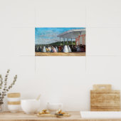 Eugène Boudin Konzert im Casino Deauville Poster (Küche)