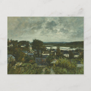Eugene Boudin - La Touques bei Deauville Postkarte