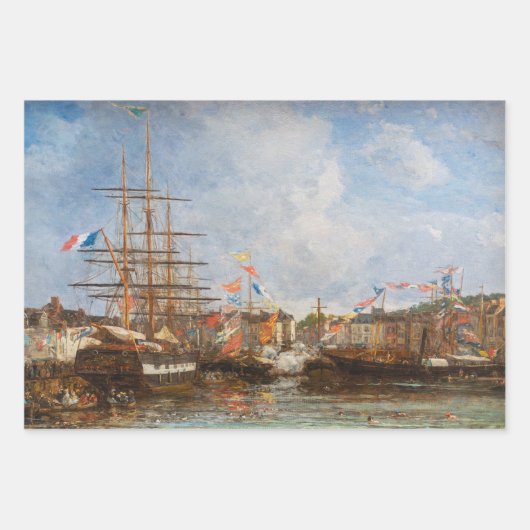 Eugene Boudin - Masterpiece Selection Geschenkpapier Set (Vorderseite)