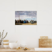 Eugene Boudin The Beach Poster (Küche)