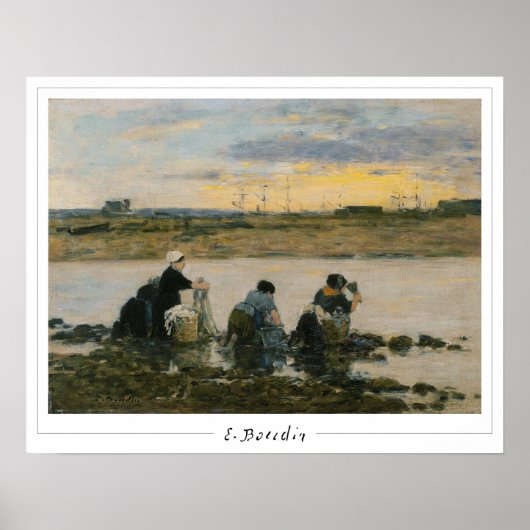 Eugène Boudin Zedign Art Poster #12 (Vorne)