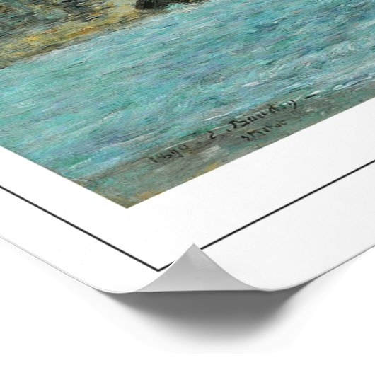 Eugène Boudin Zedign Art Poster #13 (Ecke)