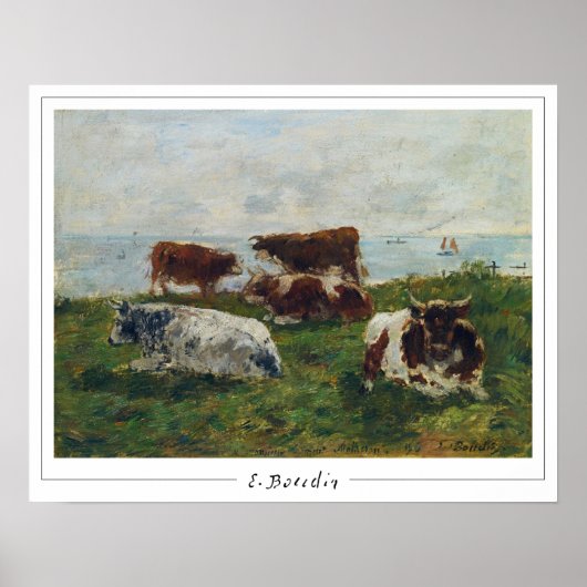 Eugène Boudin Zedign Art Poster #174-2 (Vorne)