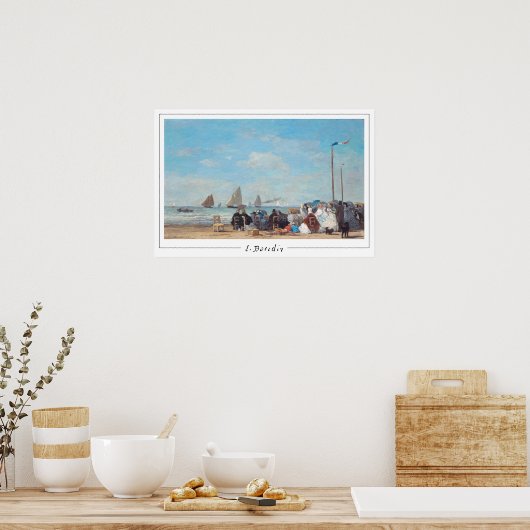 Eugène Boudin Zedign Art Poster #199-2 (Küche)