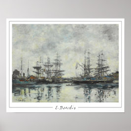 Eugène Boudin Zedign Art Poster #217-2