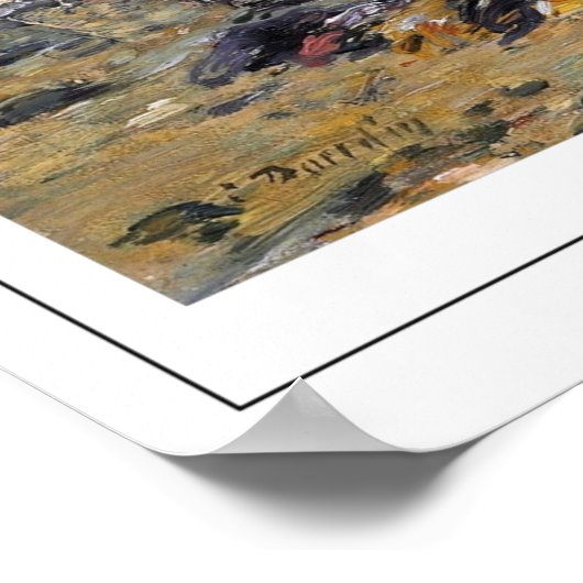 Eugène Boudin Zedign Art Poster #233 (Ecke)