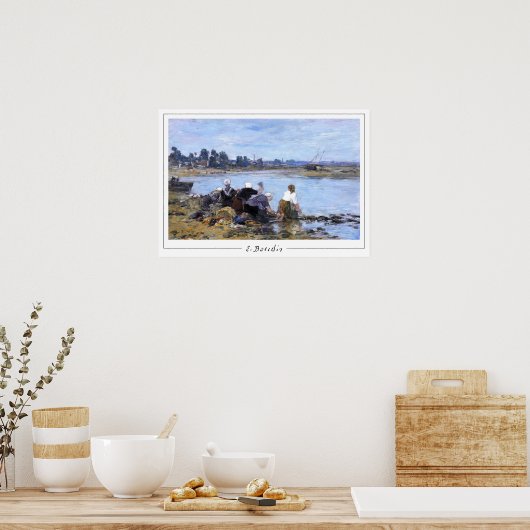 Eugène Boudin Zedign Art Poster #233 (Küche)