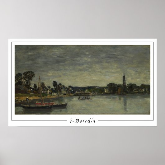 Eugène Boudin Zedign Art Poster #244-2 (Vorne)