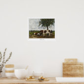 Eugène Boudin Zedign Art Poster #25-2 (Küche)