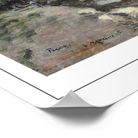 Eugène Boudin Zedign Art Poster #26-2 (Ecke)