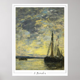 Eugène Boudin Zedign Art Poster #275-2