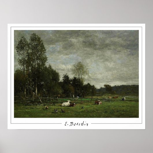 Eugène Boudin Zedign Art Poster #27-2 (Vorne)