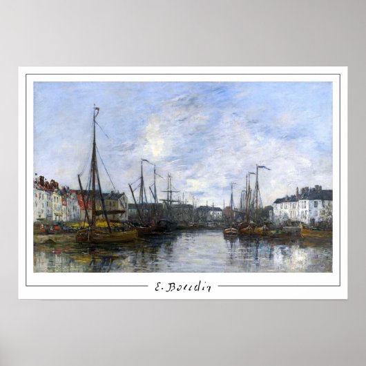 Eugène Boudin Zedign Art Poster #380 (Vorne)