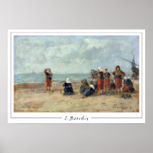 Eugène Boudin Zedign Art Poster #494-2