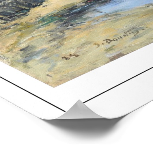 Eugène Boudin Zedign Art Poster #520-2 (Ecke)