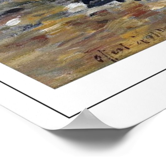 Eugène Boudin Zedign Art Poster #57-2 (Ecke)