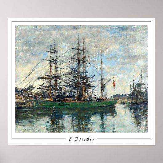Eugène Boudin Zedign Art Poster #8 (Vorne)