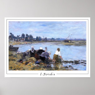 Eugène Boudin Zedign Kunstposter #233 Poster