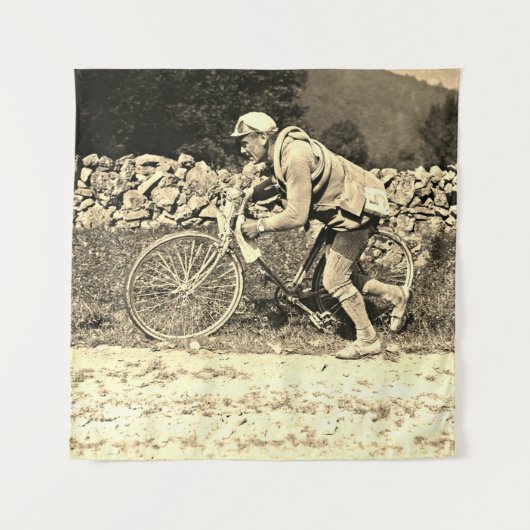 Eugene Christophe Tour de France 1922 Aubisque Wandteppich (Vorderseite)