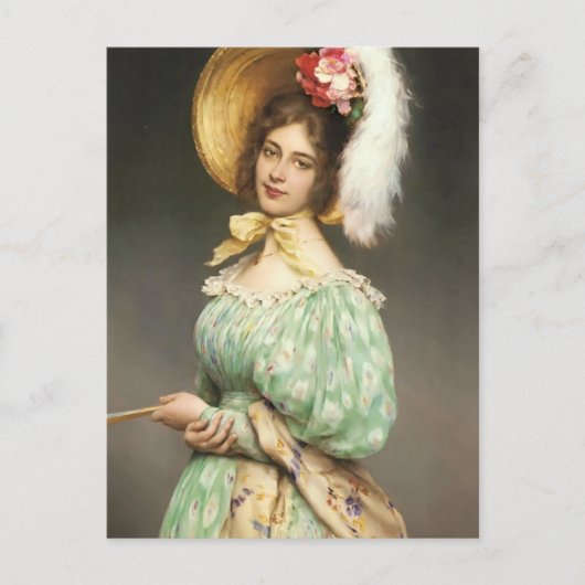 Eugene de Blaas-Musette Postkarte (Vorderseite)