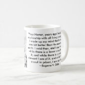 Eugene Debs Fotografie mit Zitat Kaffeetasse (VorderseiteRechts)