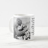 Eugene Debs Fotografie mit Zitat Kaffeetasse (Vorderseite Links)