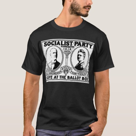 Eugene Debs Kampagnen-Plakat-T - Shirt (Vorderseite)