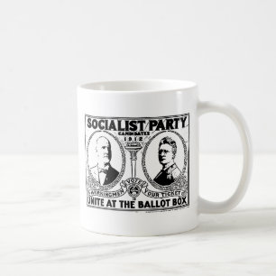 Eugene Debs Kampagnen-Plakat-Tasse Kaffeetasse