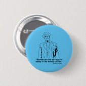 Eugene Debs Quote Button (Vorne & Hinten)