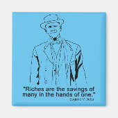 Eugene Debs quote Magnet (Vorne)