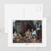 Eugène Delacroix #174 - Fine Art Postcard Postkarte (Vorne/Hinten)
