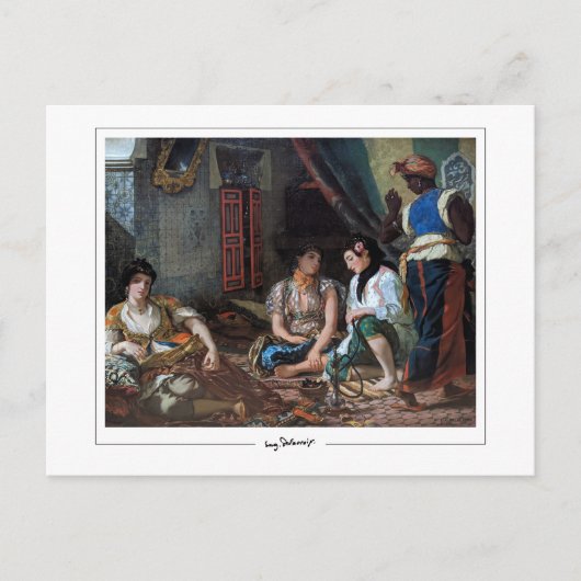Eugène Delacroix #174 - Fine Art Postcard Postkarte (Vorderseite)