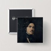 Eugene Delacroix 1840 Button (Vorne & Hinten)