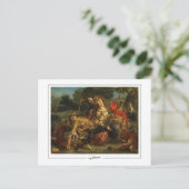Eugène Delacroix #28 - Fine Art Postcard Postkarte (Stehend Vorderseite)