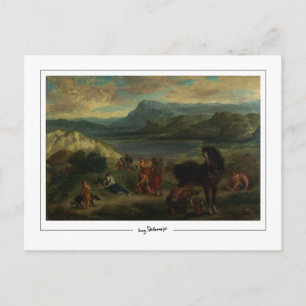 Eugène Delacroix #356 - Kunstpostkarte Postkarte