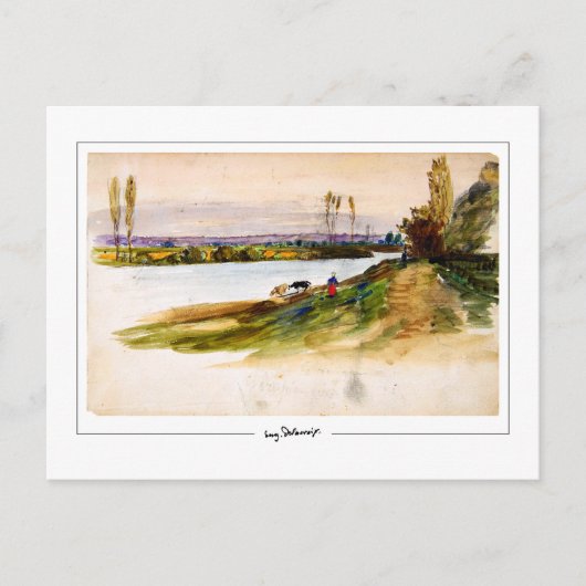 Eugène Delacroix #421 - Fine Art Postcard Postkarte (Vorderseite)