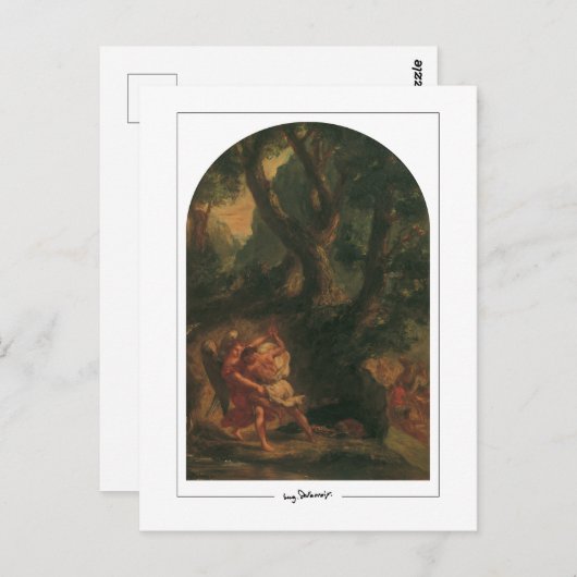 Eugène Delacroix #426 - Fine Art Postcard Postkarte (Vorne/Hinten)