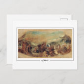 Eugène Delacroix #517 - Fine Art Postcard Postkarte (Vorne/Hinten)