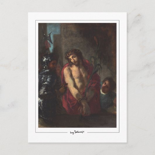 Eugène Delacroix #527 - Fine Art Postcard Postkarte (Vorderseite)